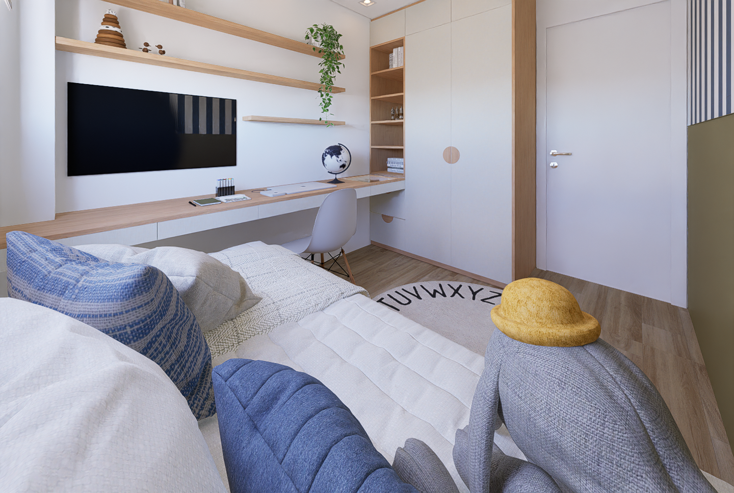 Quarto — projeto e execução — projeto 3D
